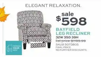 Slumberland Furniture Bayfield led recliner offer