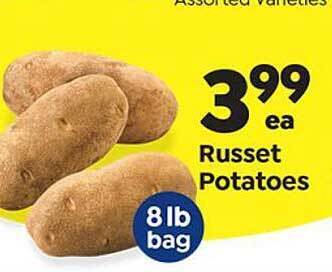 Save a Lot Russet potatoes offer