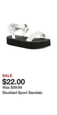 TJ Maxx Studded sport sandals offer