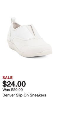 TJ Maxx Denver slip on sneakers offer