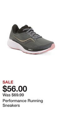TJ Maxx Performance running sneakers offer