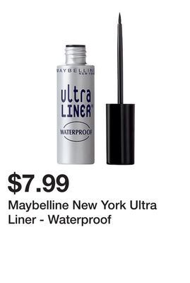 Kmart Maybelline new york ultra liner - waterproof offer