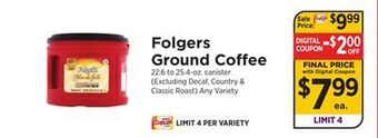 ShopRite Ground coffee offer