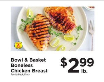 ShopRite Boneless chicken breast offer