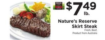 ShopRite Skirt steak offer