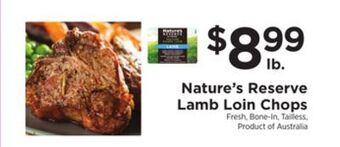 ShopRite Lamb loin chops offer