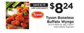 ShopRite Boneless buffalo wyngz offer