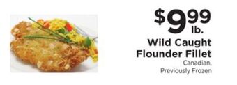 ShopRite Wild caught flounder fillet offer