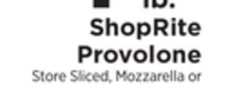 ShopRite Provolone offer