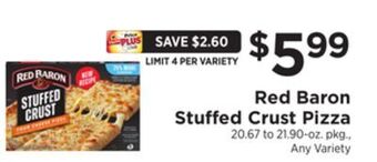 ShopRite Stuffed crust pizza offer