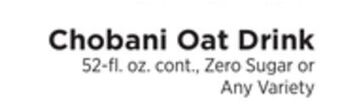 ShopRite Oat drink offer