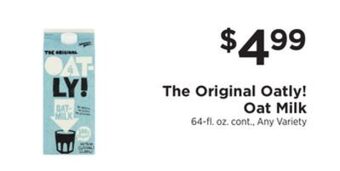 ShopRite Oat milk offer