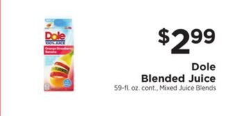 ShopRite Blended juice offer