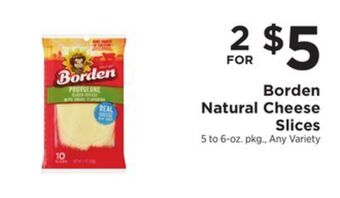 ShopRite Natural cheese slices offer