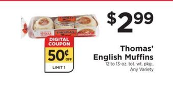 ShopRite English muffins offer