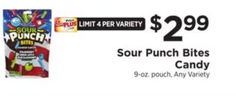 ShopRite Sour punch bites candy offer