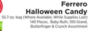 ShopRite Halloween candy offer