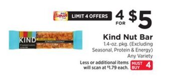 ShopRite Nut bar offer
