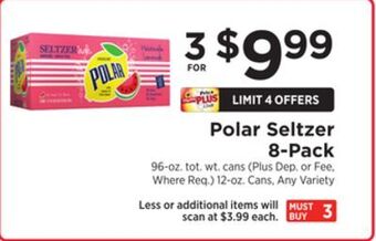 ShopRite Polar seltzer 8-pack offer