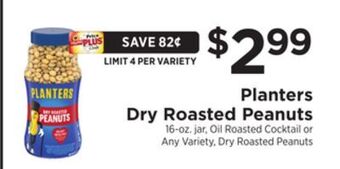 ShopRite Dry roasted peanuts offer