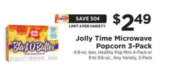 ShopRite Microwave popcorn 3-pack offer