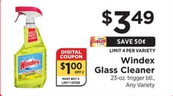 ShopRite Glass cleaner offer