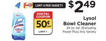 ShopRite Bowl cleaner offer