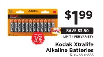 ShopRite Xtralife alkaline batteries offer