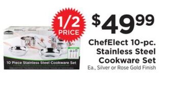 ShopRite 10-pc. stainless steel cookware set offer