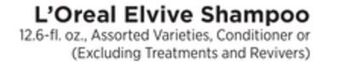 ShopRite Elvive shampoo offer