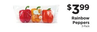 ShopRite Rainbow peppers offer