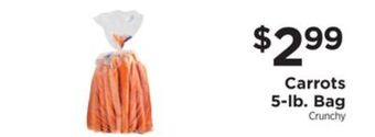 ShopRite Carrots 5-lb. bag offer