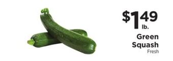 ShopRite Green squash offer