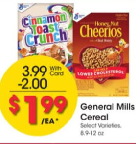 Kroger General Mills Cereal offer