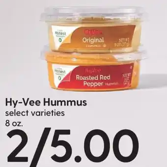 Hy-Vee Hummus x2 offer