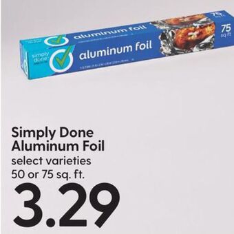 Hy-Vee Simply done aluminum foil offer