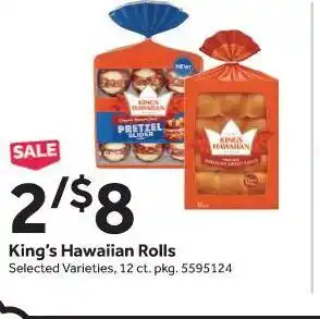 Stop&Shop King's hawaiian rolls x2 offer