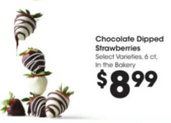 Kroger Chocolate Dipped Strawberries offer