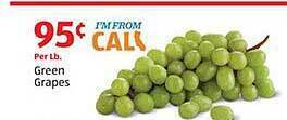 Aldi Green grapes offer