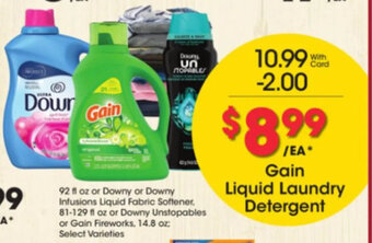 Kroger Gain Liquid Laundry Detergent offer
