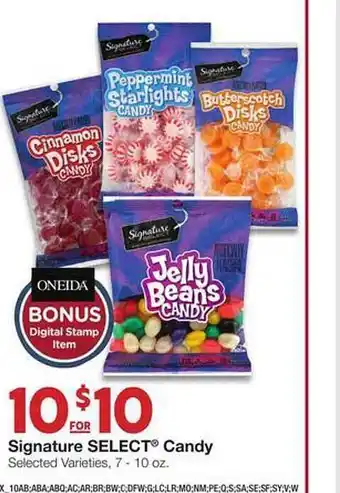 Market Street Signature select candy offer