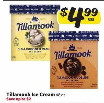 Weis Markets Tillamook ice cream offer