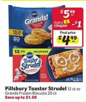 Weis Markets Pillsbury toaster strudel offer