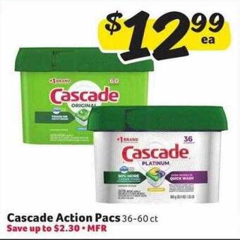 Weis Markets Cascade action pacs offer