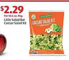 Aldi Little salad bar caesar salad kit offer