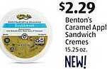 Aldi Benton's caramel apple sandwich cremes offer