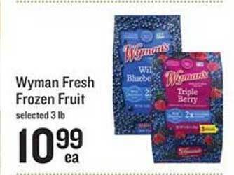 Lowes Foods Wyman fresh frozen fruit offer