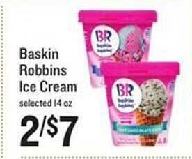 Lowes Foods Baskin robbins ice cream offer