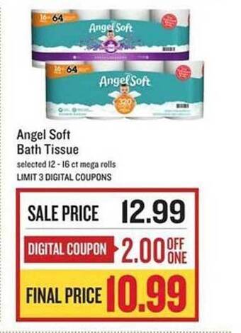 Lowes Foods Angel soft bath tissue offer