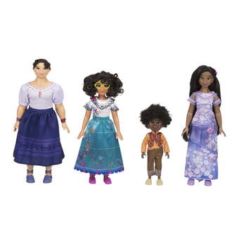 Walmart Disney encanto mirabel, isabela, luisa & antonio fashion doll gift set walmart exclusive children ages 3+ offer